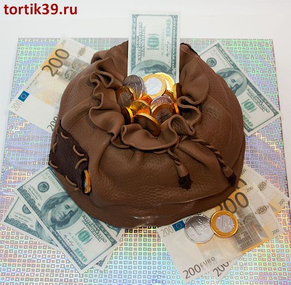 Торт мешок с деньгами пошагово с