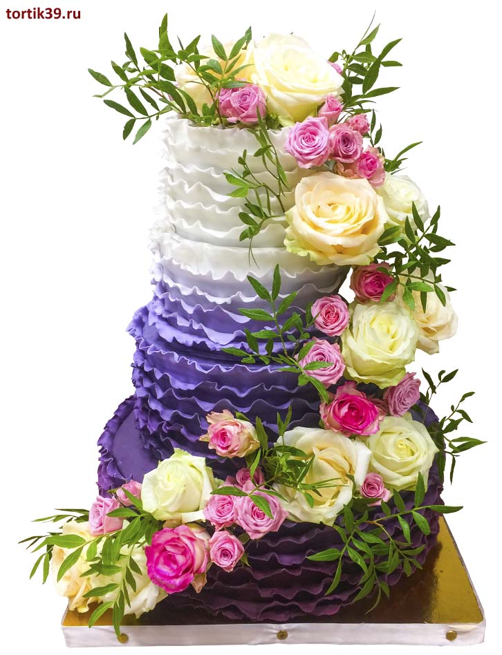 Свадебный торт «Яркая Любовь»