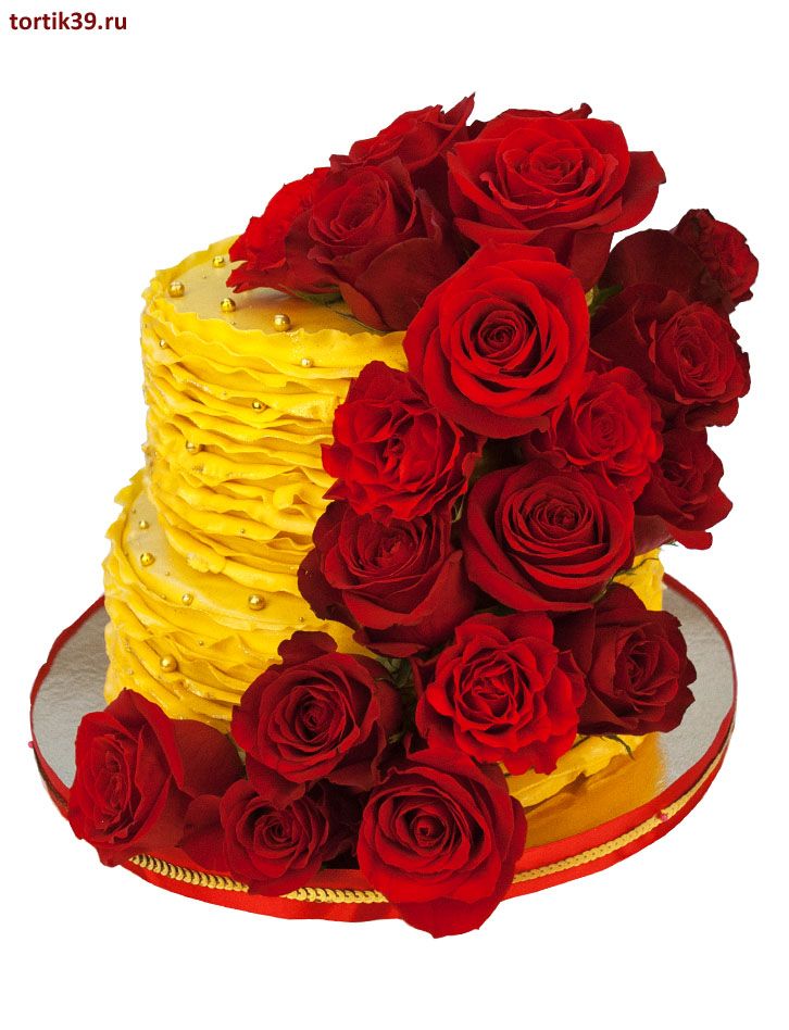 Свадебный торт «Розы Любви»