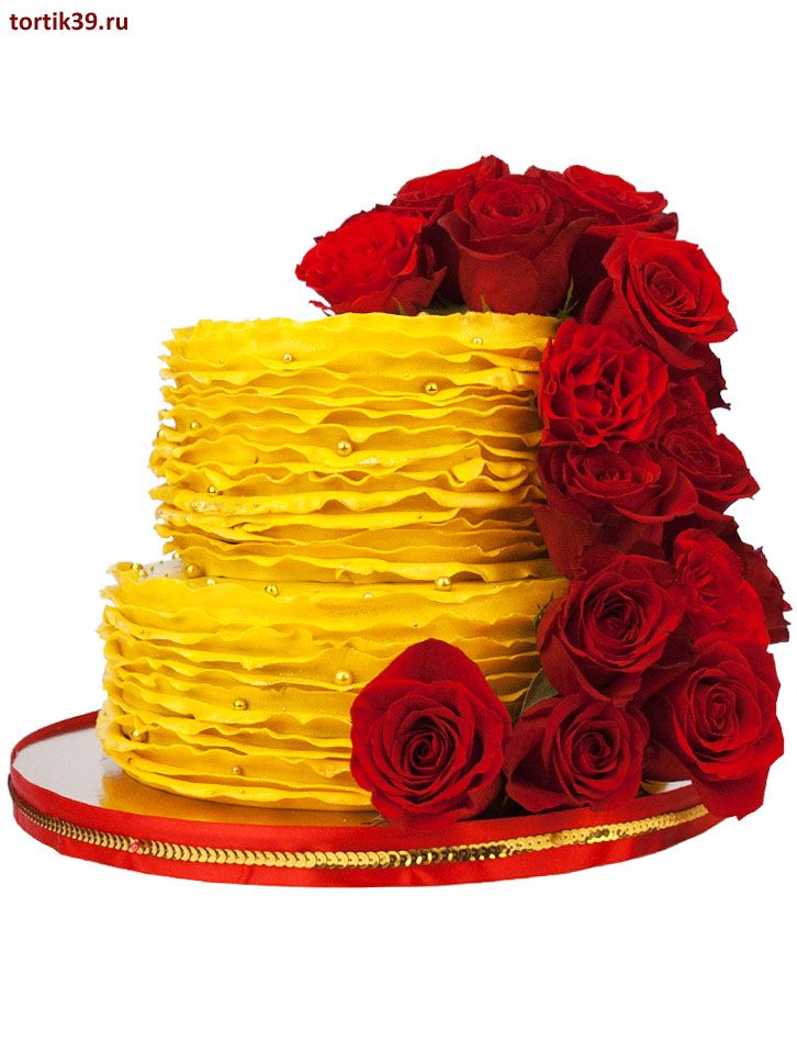 Свадебный торт «Розы Любви»
