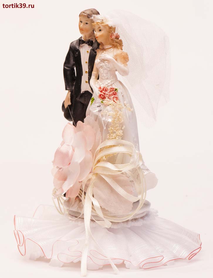 Элегантные молодожены - Фигурка на свадебный торт
