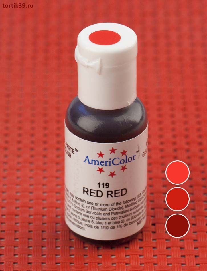 Red Red, гелевый краситель AmeriColor