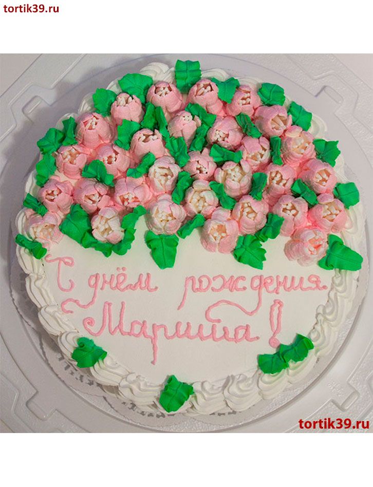 Торт «Тюльпаны»