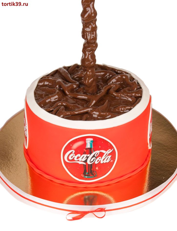 Торт на день рождения «Кока Кола»