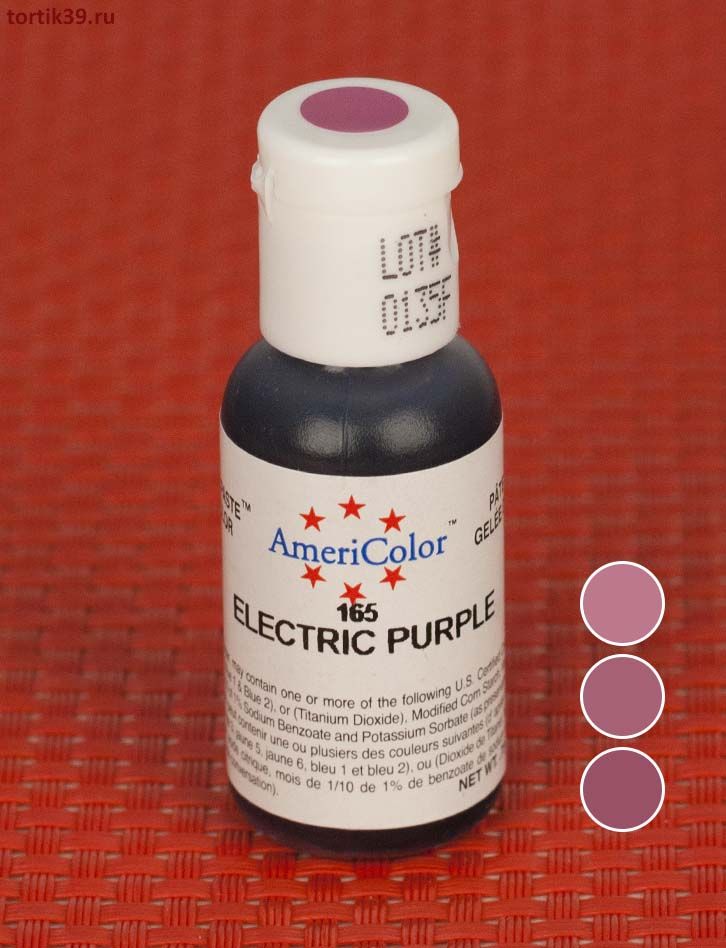 Electric Purple, гелевый краситель AmeriColor