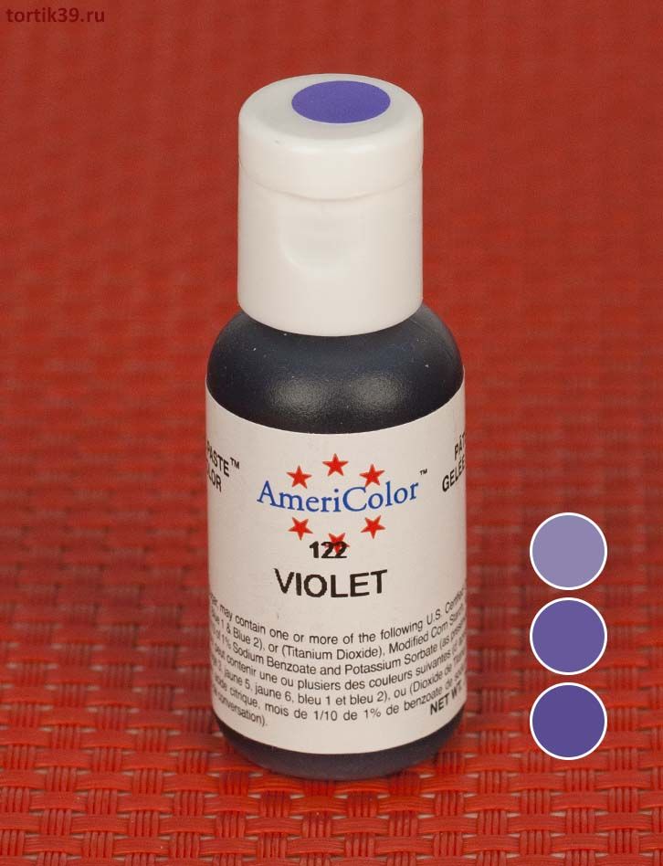Violet, гелевый краситель AmeriColor