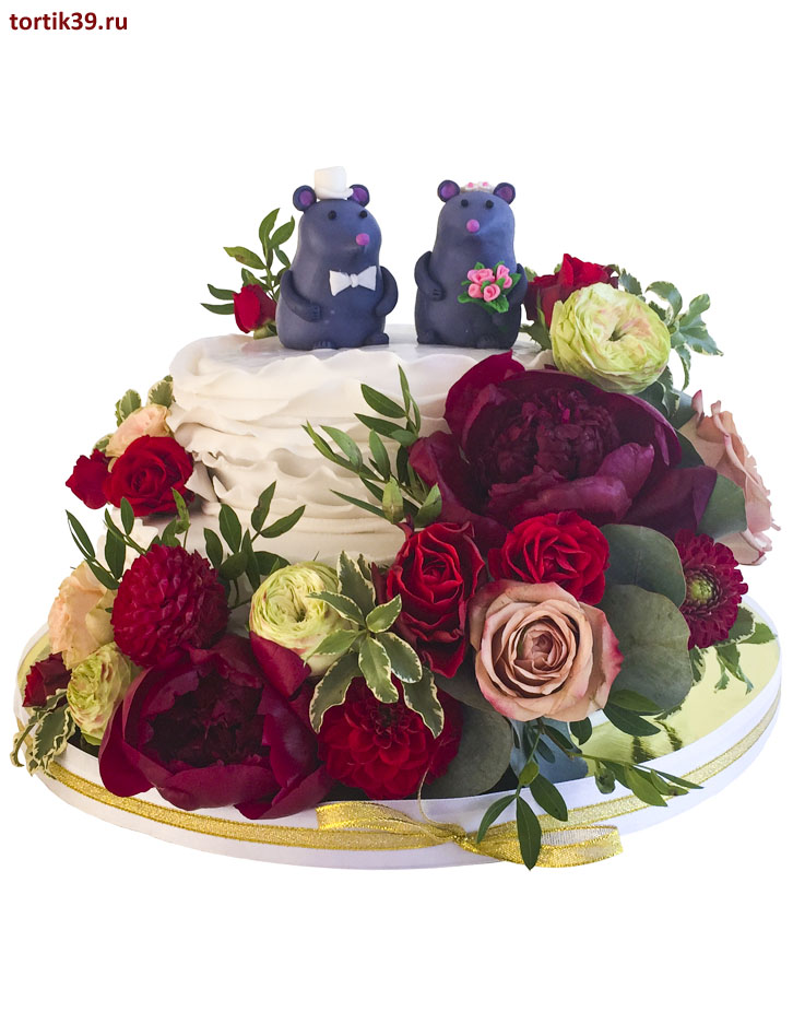 Свадебный торт «Влюбленные Мышки»