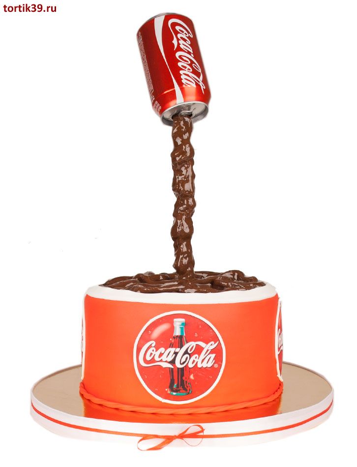 Торт на день рождения «Кока Кола»