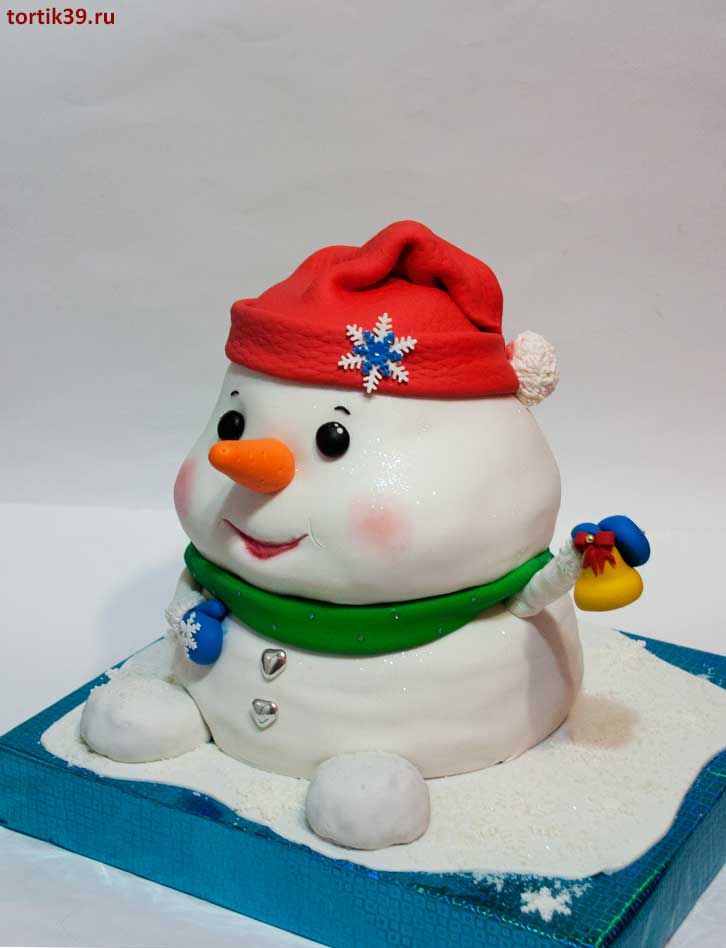 «Снеговик»: свежий торт на Новый год!