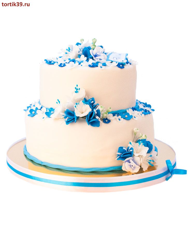 Торт на день рождения «Незабудки»