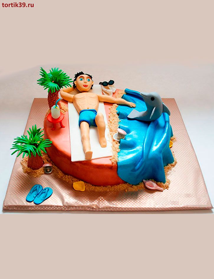 Торт «Отдых на пляже»