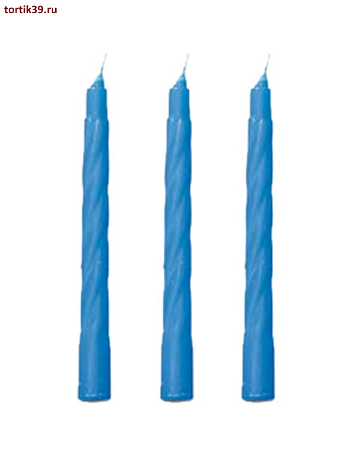 Свечи декоративные Голубые