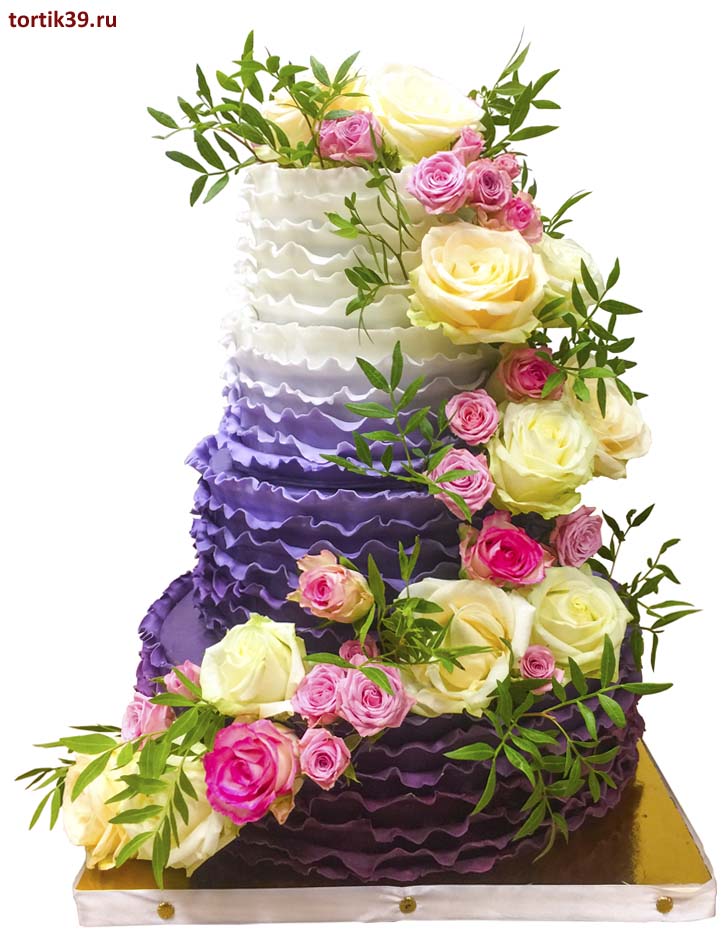 Свадебный торт «Яркая Любовь»