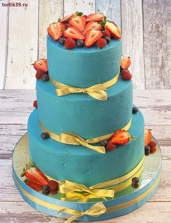 Свадебный торт «Шоколадно-ягодный рай»