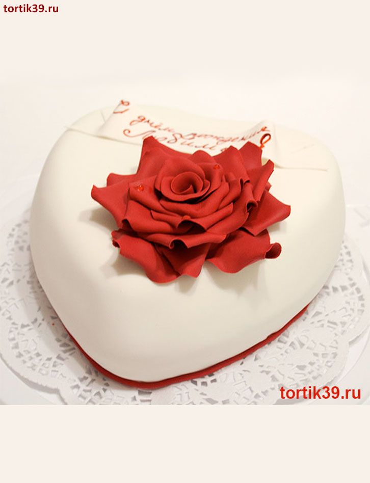 Торт «Сердце и Роза»