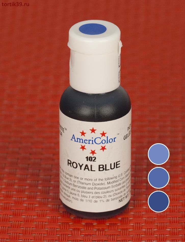 Royal Blue, гелевый краситель AmeriColor