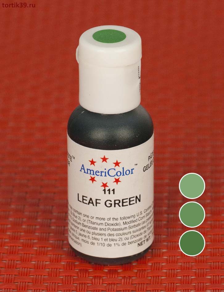 Leaf Green, гелевый краситель AmeriColor