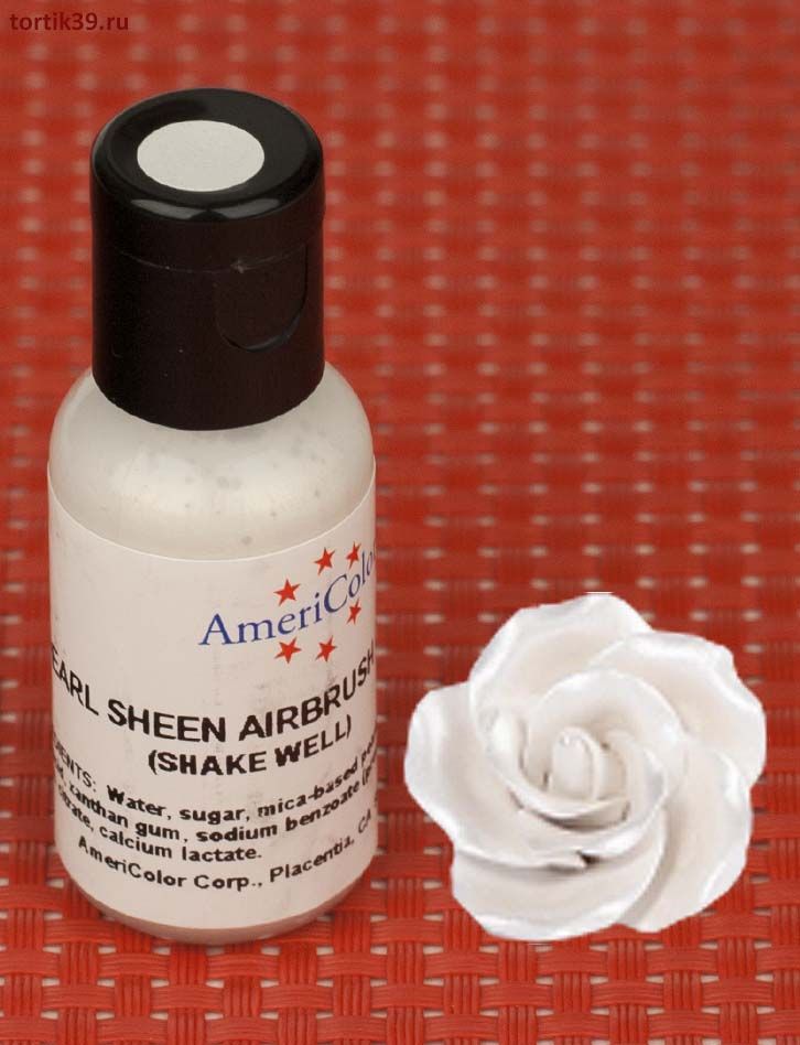 Pearl Sheen Airbrush, гелевый сияющий краситель AmeriColor