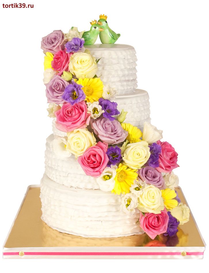Свадебный торт «Любовь и Голуби»