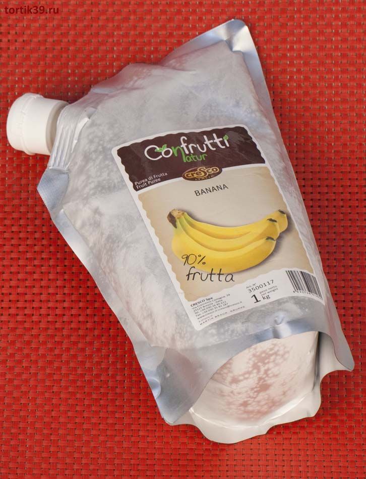 Банан паста-пюре фруктовая - конфрутти-натур 89,8%
