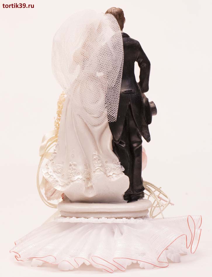 Элегантные молодожены - Фигурка на свадебный торт